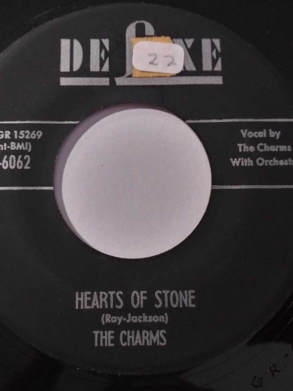 The Charms – Hearts Of Stone & Who Knows VG+ Original 45RPM Deluxe Record 1954